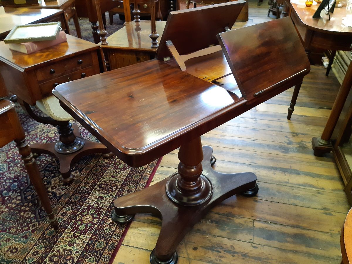 William IV reading table
